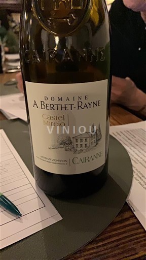 Thung lũng Rhône Cairanne Domaine A. Berthet-Rayne Castel Mireio Không niên vụ