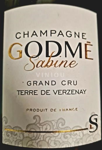Champagne Sâm-panh Godmé Sabine MILLESIME Extra Brut Premier Cru 2018 2018