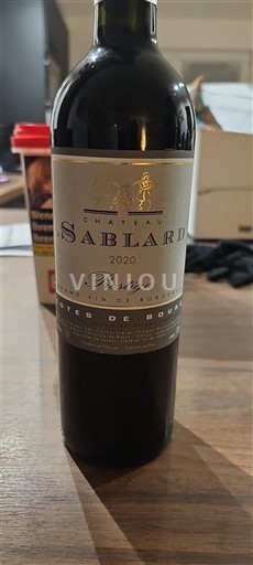 Bordeaux Côtes-de-bourg Château Sablar Prestige 2020