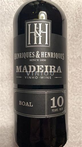 Bồ Đào Nha Madeira Henriques & Henriques Boal 10 Years Old Không niên vụ