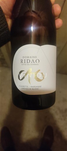 Thung lũng Rhône Côtes-du-vivarais Domaine Ridao 2024