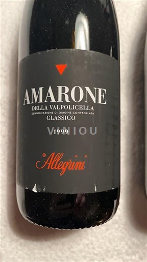 Vénétie Không được chỉ định Allegrini 1999