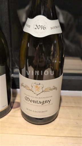 Bourgogne Montagny Jean Gagnerot 2016
