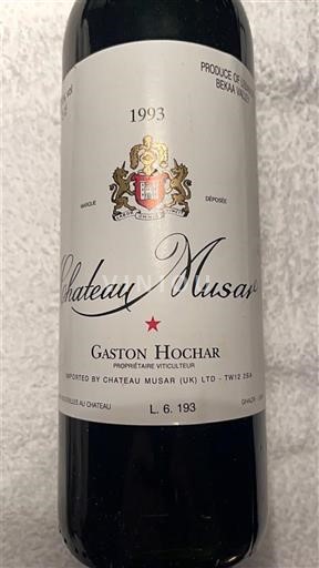Bekaa Không xác định Château Musar 1993