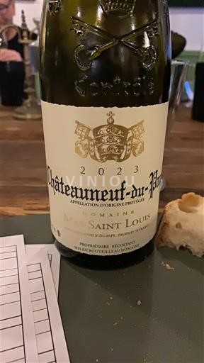 Rhône-dalen Châteauneuf-du-Pape Mas Saint Louis 2023