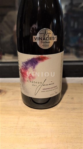 Roussillon Côtes-du-Roussillon Château S Jaume Grappes Entières Sans Sulfites Ajoutés 2021