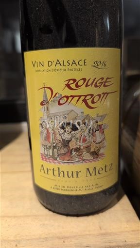 Alsácia Arthur Metz Rouge d'Ottrott 2016