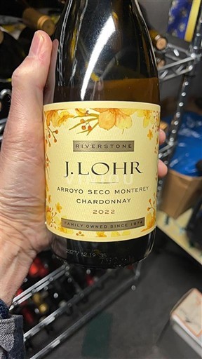 Vùng trồng nho được cấp phép California Arroyo Seco J. Lohr Riverstone 2022