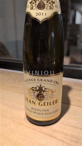 Alsace Không được chỉ định Grand Cru Jean Geiler Grand Cru Winck-Schlossberg 2011