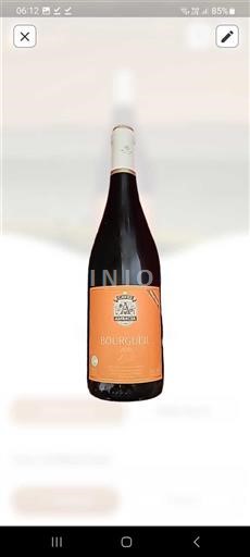 Thung lũng sông Loire Bourgueil Domaine La Noblaie 2002 Không niên vụ