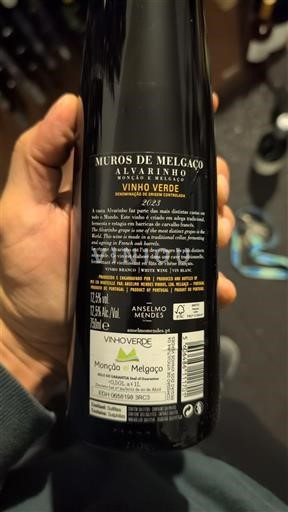 Bồ Đào Nha Rượu vang xanh Anselmo Mendes Muros de Melgaço 2023