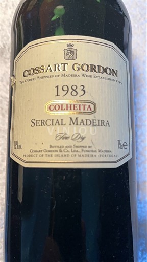 Bồ Đào Nha Madeira Cossart Gordon Colheita Sercial Madeira 1983