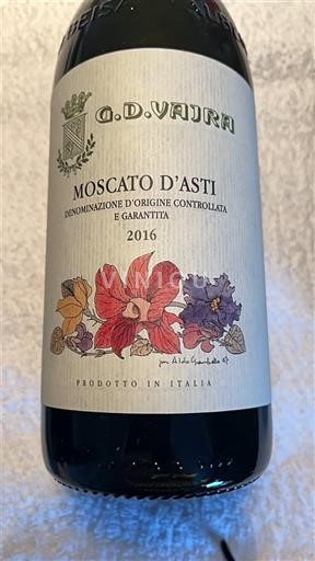 Piemonte Moscato d’Asti G.D. Vajra 2016