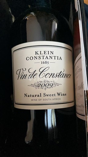 Região Costeira Constantia Klein Constantia Vin de Constance 2009