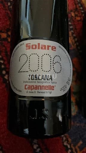 Toscana Tuscany Capannelle Solare 2006
