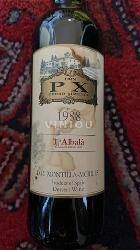 Andalucía Montilla-Moriles Bodegas Toro Albalá Don PX 1988