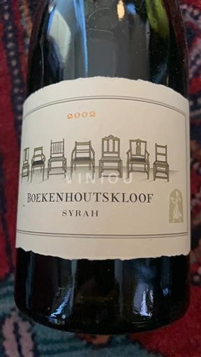 Regione Costiera Swartland Boekenhoutskloof Syrah 2002