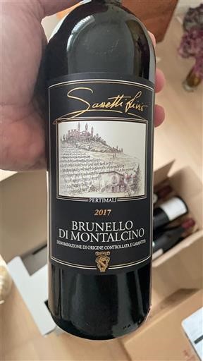 Toscana Brunello di Montalcino Scopetone Pertimali 2017