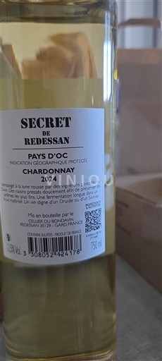 Languedoc-Roussillon Pays d'Oc Secret de Redessan 2024