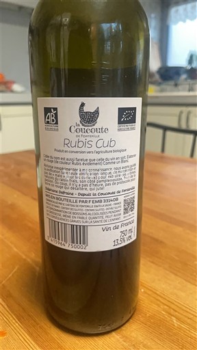Bordeaux Château Fontenille Rubis Cub de la coucoute Không niên vụ