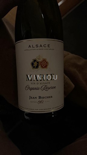 Alsácia Jean Biecher Marie Organic Réserve Não Sazonado