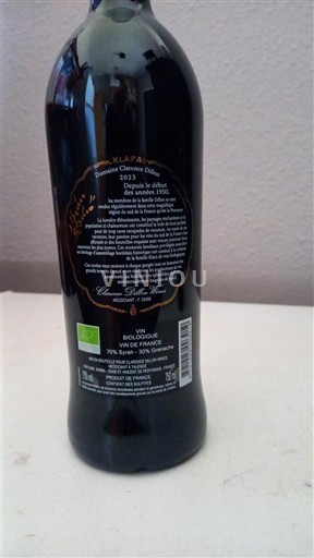 Tây Nam Không được chỉ định Château Clamens Clamens Délice 2023