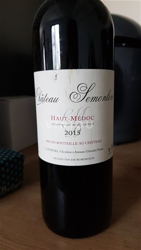 Bordeaux Haut-Médoc Château Semonlon 2015