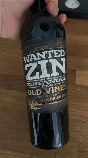Vùng trồng nho được cấp phép California Không được chỉ định The Wanted Zin Old Vines Không niên vụ