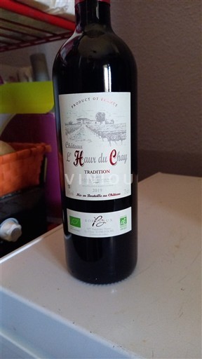 Bordeaux Blaye-côtes-de-bordeaux Château Le Haut du Chay Tradition 2019
