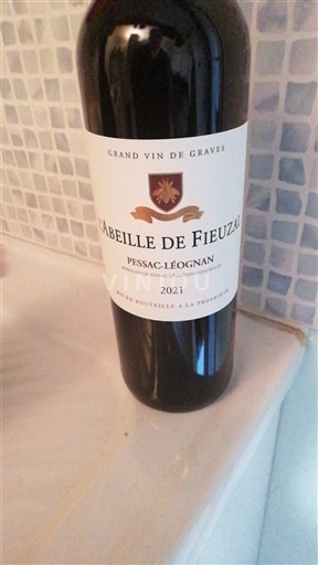 Rượu vang Rouge sec L'Abeille de Fieuzal Domaine Fieuzal 2021 Pháp Bordeaux Pessac-Léognan AOC