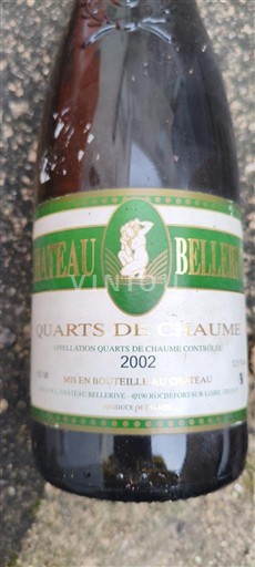 Thung lũng sông Loire Quarts de Chaume Château Bellerive 2002