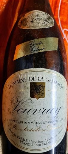 Thung lũng sông Loire Vouvray Domaine La Galinière Céline 1990