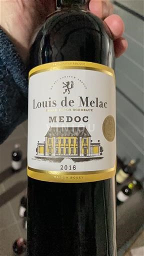 Bordeaux Médoc Louis de Melac 2016