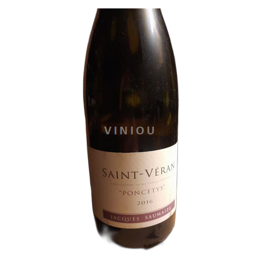 Bourgogne Saint-Véran Jacques Saumaize PONCETYS 2016