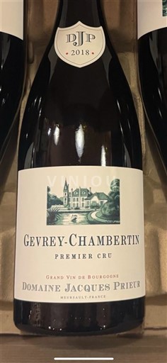 Bourgogne Gevrey-chambertin Premier Cru Domaine Jacques Prieur 2018