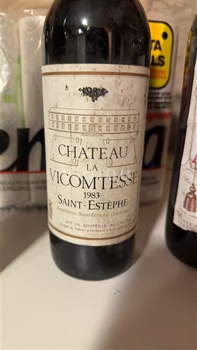 Bordeaux Saint-Estèphe Château La Vicomtesse 1983