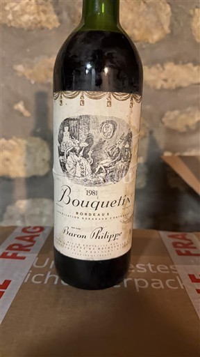 Bordeaux Baron Philippe Bouquetin 1981