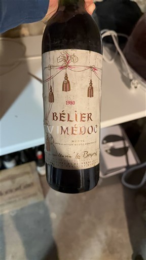 Bordeaux Médoc Bélier 1980