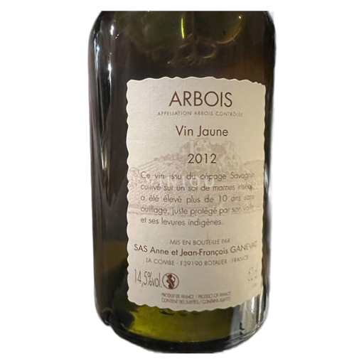 Jura Không được chỉ định Domaine Jean-François Ganevat Vin jaune 2012