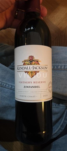 Vùng trồng nho được cấp phép California Bờ Bắc Kendall-Jackson Vintner's Reserve Zinfandel 2020