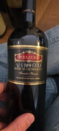 Aconcagua Valley Aconcagua Andes Errazuriz Don Maximiano Founder's Reserve 2014