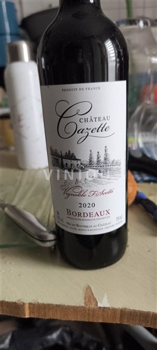 Bordeaux Château Cazelle Tsolotchi 2020