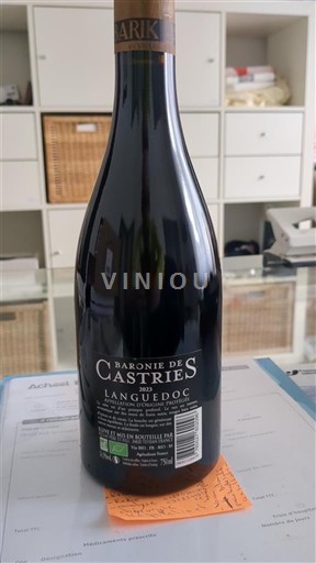 Rượu vang Rouge sec Baronnie de Castries 1965 2023 Pháp Languedoc AOC