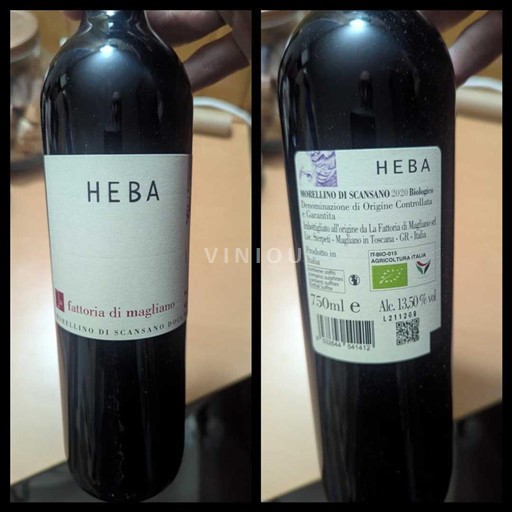 Toscana Morellino di Scansano Fattoria di Magliano Heba 2021