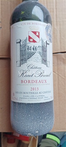 Bordeaux Château Haut Breuil 2013