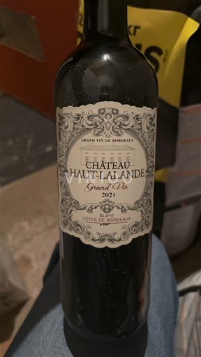 Bordeaux Blaye-côtes-de-bordeaux Château Haut-Lalande Grand Vin 2021