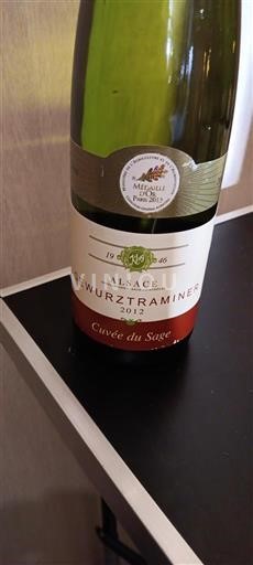 Alsace Không được chỉ định Kaefferkopf du Sage 2012
