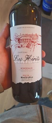 Bordéus Château Les Hérits Não Sazonado