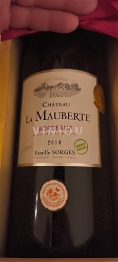 Bordeaux Château La Mauberte 2018