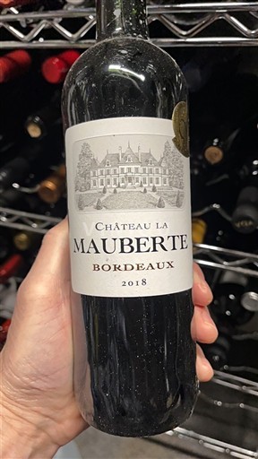 Bordeaux Château La Mauberte 2018